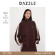 ເສື້ອແຈັກເກັດສັ້ນ DAZZLE Disu Ole 2025 Spring ສີແດງເຂັ້ມ Retro Jacket