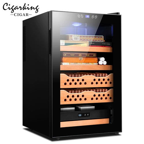 Jiahuang ck-68c кубинский сигарный шкаф Постоянный температура и влажность Мини-красное вино двойное кабинет.
