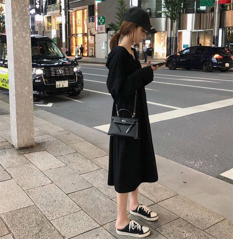 Pregnant women's autumn clothes suit fashion new wave spicy moms personality pregnant women dress foreign tunic blouse two sets of reduced-age tandem dress-Taobao