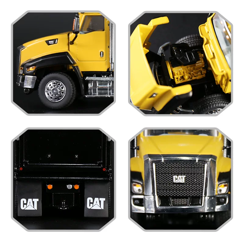 Китовый Caterpillar CAT CT660 самосвал модель из сплава, игрушка для мальчика, транспортное средство инженерное
