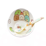 Пластиковая мультяшная детская керамическая милая супница для домашнего использования для еды, защита при падении