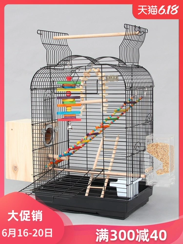Новая большая клетка для попугаев, большая гигантская, очень большая вилла, клетка для попугаев, скворец, черный феникс, Douyin Kuaishou