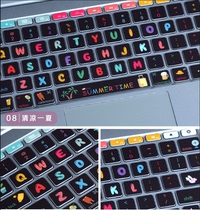 Desktop Computer Keyboard Sticker Letter Cartoon Cute mechanical keyboard Custom Cartoon Change Color Versatile key adhesive film