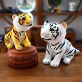 Реалистичная тряпичная кукла, плюшевый талисман, милая игрушка, тигр, талисман года, подарок на день рождения