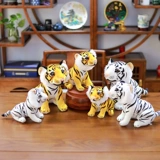 Реалистичная тряпичная кукла, плюшевый талисман, милая игрушка, тигр, талисман года, подарок на день рождения