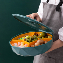 Home with guaikot tray Imitation Porcelain Dry Fruit Box Candy Box Nordic Dried Fruit Pan Nut Living Room Snacks storage box