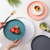 Tea Tray Living Room Cup Tea Cup Tray Tray Home Round Drain Cup Frosted Fruit Snacks Intake Pan Nordic