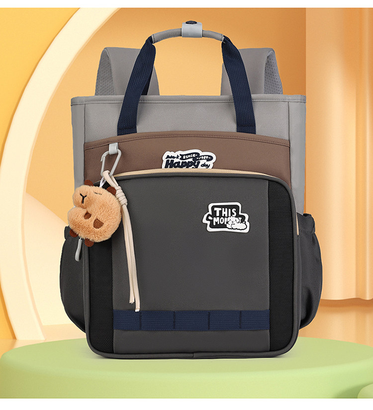 Исправлению сумки 小学生补习袋防水轻便美术文具收纳袋儿童书包男女孩大容量补课袋