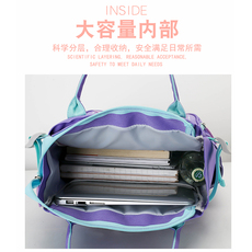 Исправлению сумки 中小学生补习袋拎书作业袋男女孩手提双肩补课包轻便大容量美术包 Di Man