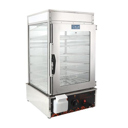 Защитный термос для коммерческого использования, стеклянная пароварка, сохранение тепла