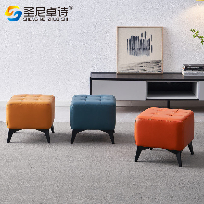 Leather household sofa bench bench bench living room simple bench bench doorstep change shoes stool fashion bench cosmetic bench