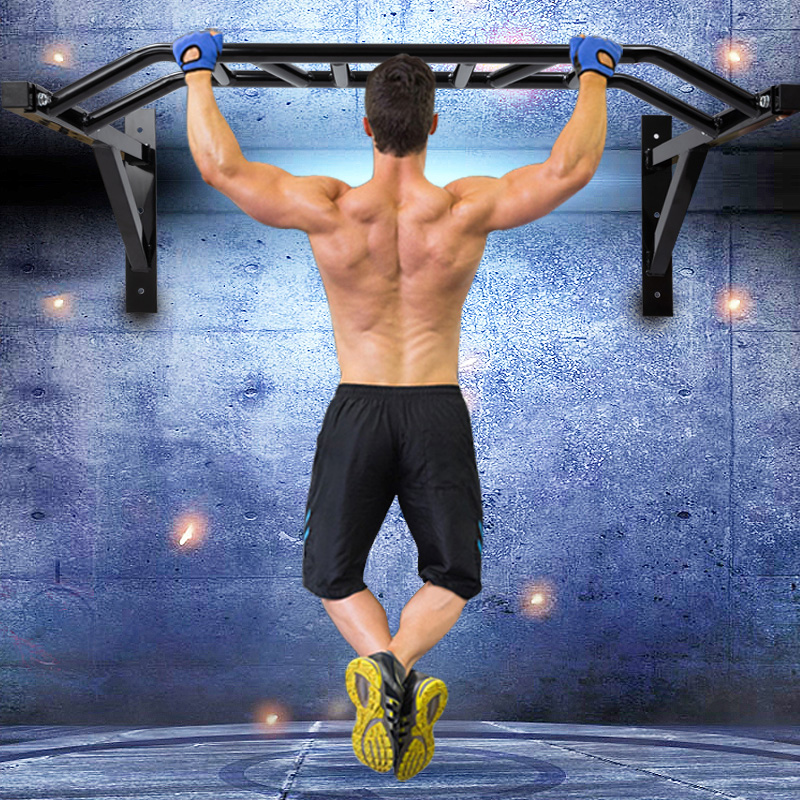 Horizontal bar Household wall Indoor pull-up device Home fitness equipment thickening multi-functional adult sporting goods