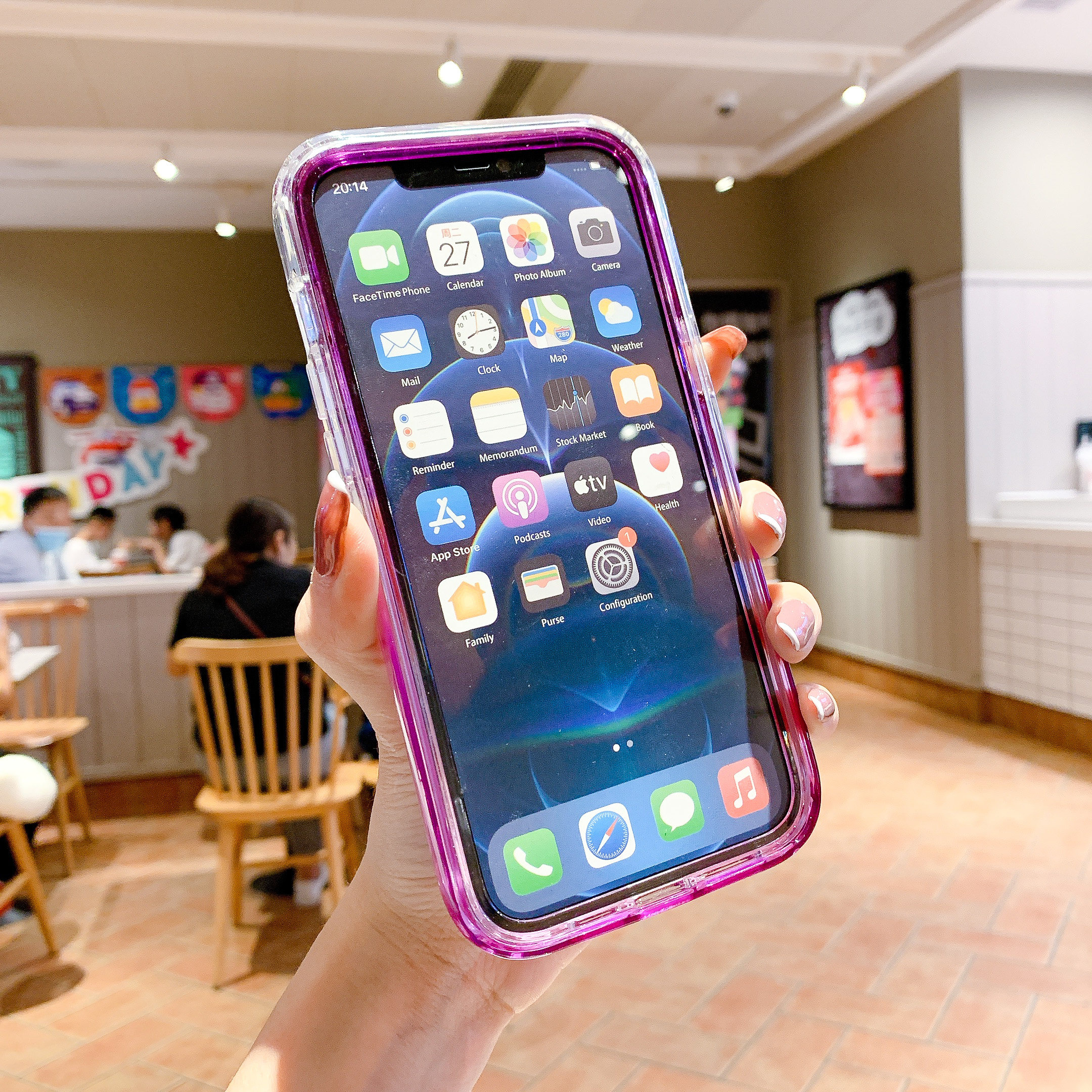 Apple x mobile phone protective shell xr transparent xsmax airbag iphone6 anti-fall 7 above screen 8p protective screen se2 thickened 7plus 7plus sleeve 6splus full pack 6s