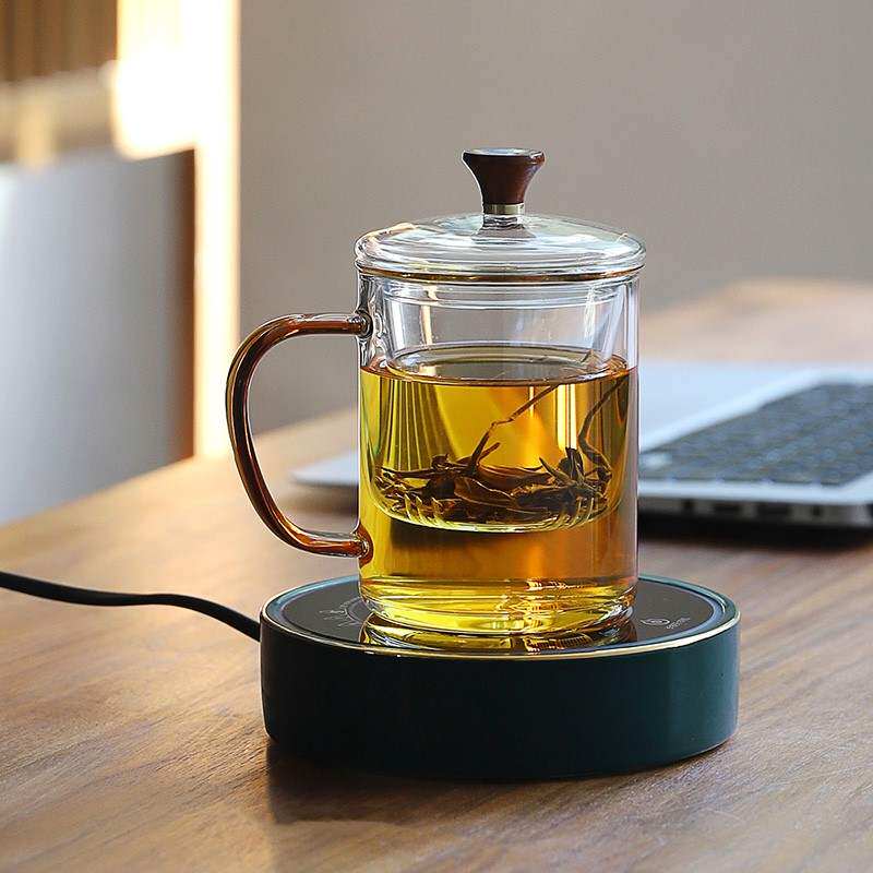 Japan-style Thickened Heat Resistant Office Cup Insulated Base Thermostatic Cup Mat Heating Cup Mat Tea Water Separation