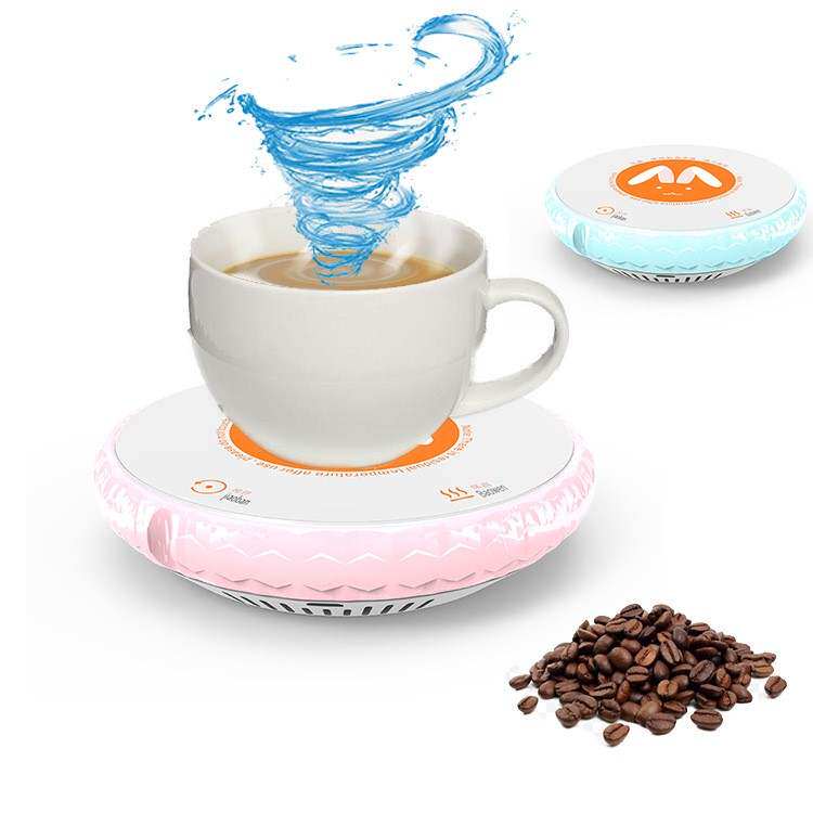 Creative Gift Automatic Stirring Cup Warm Warm Cup Heating Insulation Mat Thermostatic Heater Hot Milk Deity Winter Send Gifts 55 Degrees Warm Warm Cup