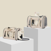 Cat bag out portable inclined satchel hand neutered bag large number of dogs go out bag for winter breathable large capacity pet bag