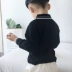 Trẻ em vừa và nhỏ mùa xuân và mùa thu mới 2 chiếc áo thun cotton dài tay thêu 3 bé trai Áo phông 4 áo cho bé 5 tuổi - Áo thun Áo thun