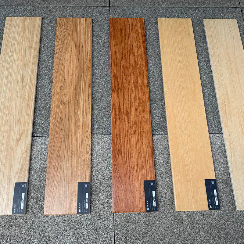 Simple Nordic log color wood grain brick 150X800 living room bedroom non-slip antique floor tile imitation solid wood tile