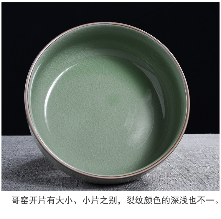 Refers to flower pot ceramic large - diameter money grass without hole water raise copper wire grass withered lotus bowl lotus large - sized hydroponic flower pot