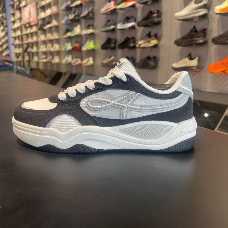 Anta Flame Women's Sneakers New Low-Top Thick-Soled Height-Increasing Versatile Shock-Absorbing Lightweight Casual Shoes 122628094