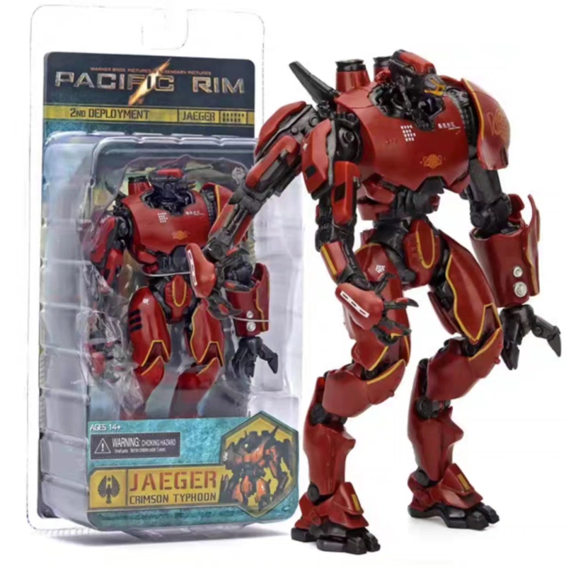 Neca Pacific Rim 2 Chinese Mecha Red Alpha Eureka Wanderer Mecha Articulated Action Figure