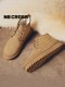 NB CROSS flagship store official snow boots men's cotton shoes winter plus velvet thickening warm northeastern men's bread short boots