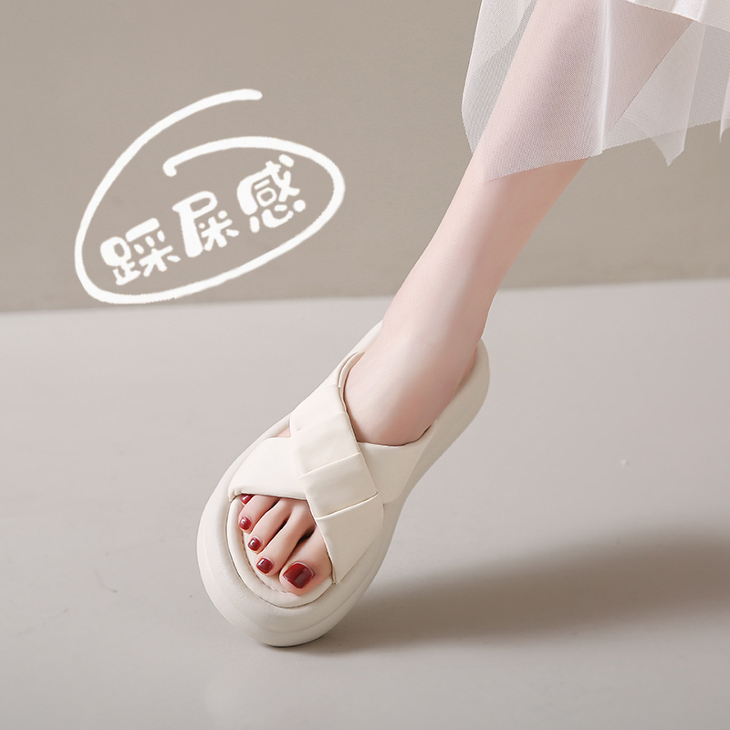 Women's Sandals 2024 New Summer Thick-Soled Fashion soft sole Women's Sandals Non-Slip Maternity Slippers