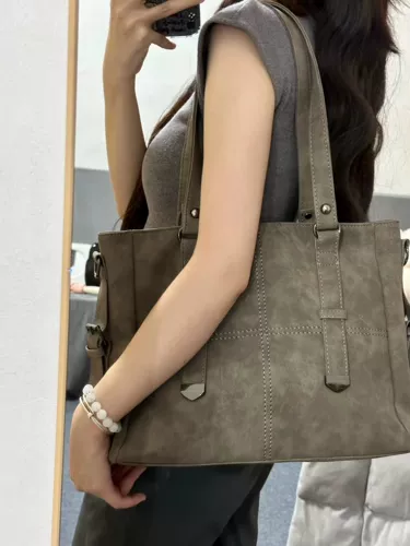 Демисезонная вместительная и большая сумка через плечо, универсальная сумка на одно плечо, ремешок для сумки