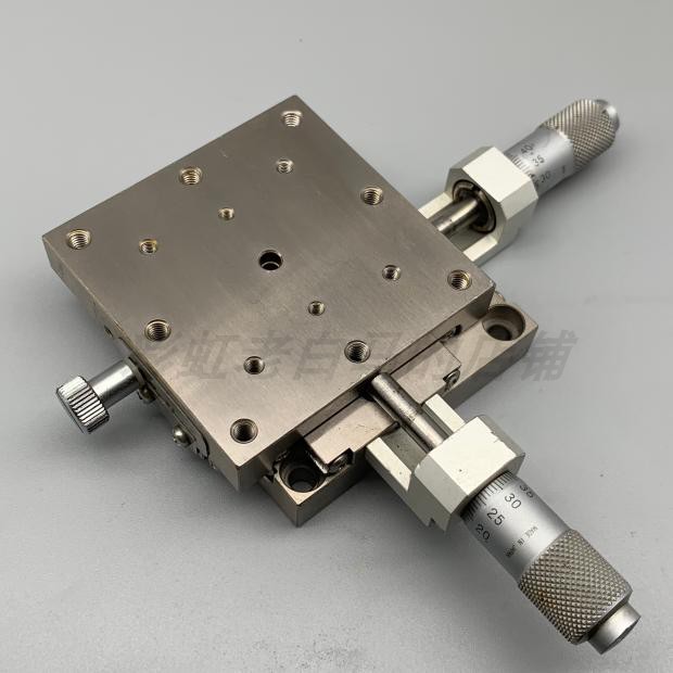 Stainless steel integrated manual sliding table XY optical table Junhe precision machine BSS23-60A countertop 60mm spot