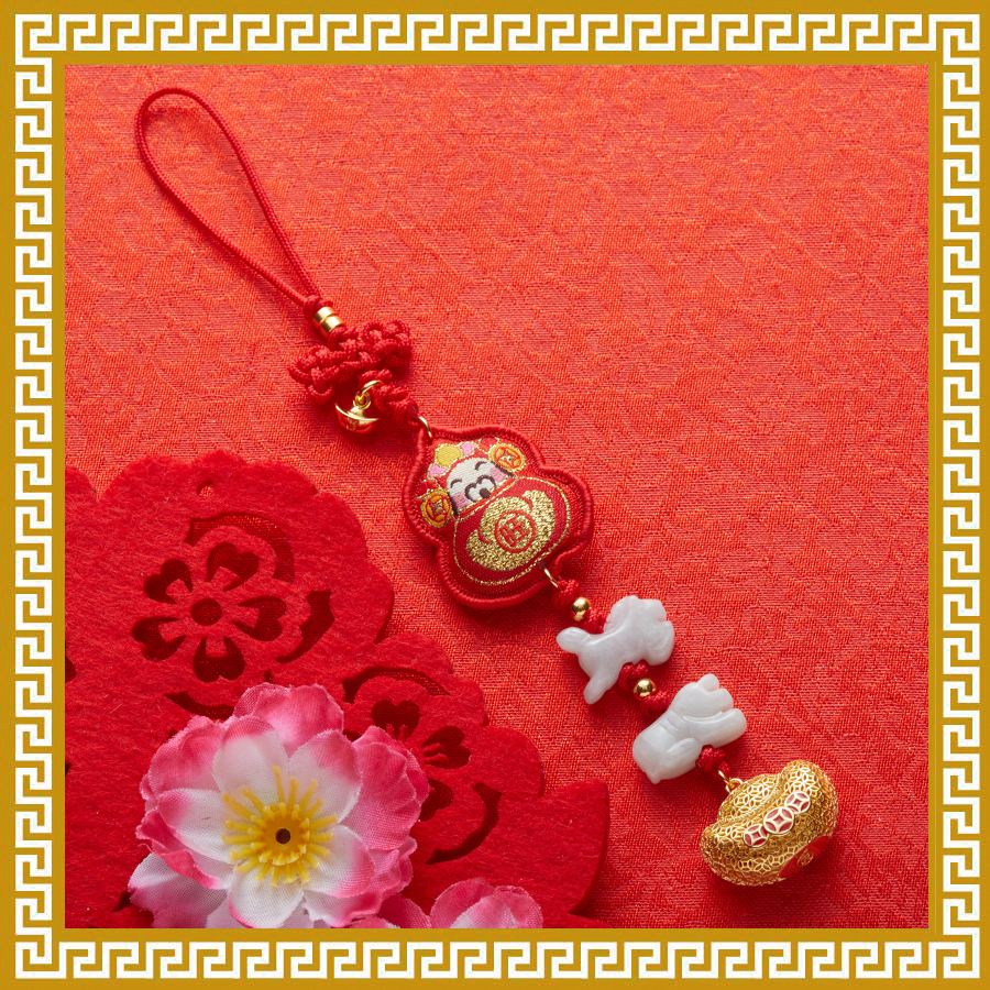 McLing-Ling Jiqing Hall Xiao Dog Fulu's Blessed Fortune to Hang Decorations-Taobao