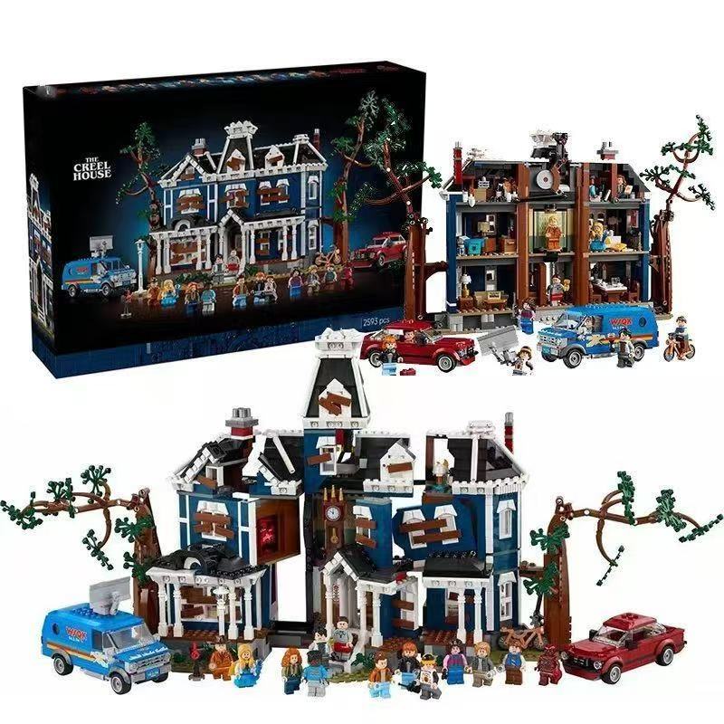Stranger Things Series Building Blocks, the Upside-Down World of the Creel House, Educational Toys for Men and Women, Model Assembly