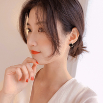 Minimalist geometric square ear nail small insert drilling earrings South Korean temperament 100 hitch a new headless dongle net red female