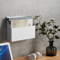 Kraft paper collection box bill receives office desktop to collect artifact folder wall-mounted collection box