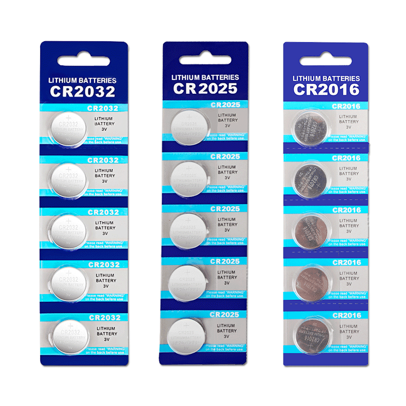 Kexun button battery CR2032 2025 2016 lithium battery 3V remote control 5 universal round button batteries