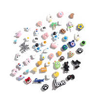 Crocs shoes accessories shoe flowers ins three-dimensional cute cartoon diy shoe decoration accessories versatile shoe buckles 824