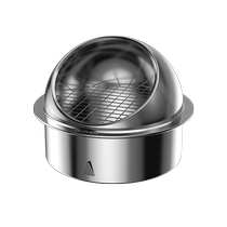 Stainless steel hood exhaust outlet air hood range hood smoke pipe outer cover air outlet anti-exhaust vent mesh cover 824