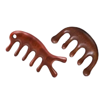 Massage comb meridian anti-acupoint head massage hair loss universal five-finger massage comb head and neck scraping artifact 824