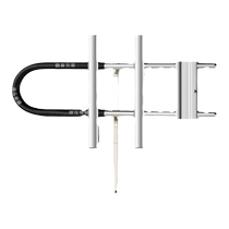 Glass door lock U-shaped lock double door mortise lock glass lock sliding door long lock shop u lock outdoor U-shaped lock 824