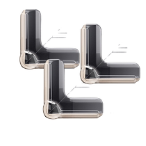 Broken bridge aluminum window anti-collision corner anti-bump right-angle set inner window glass collision safety package protective corner sticker 824