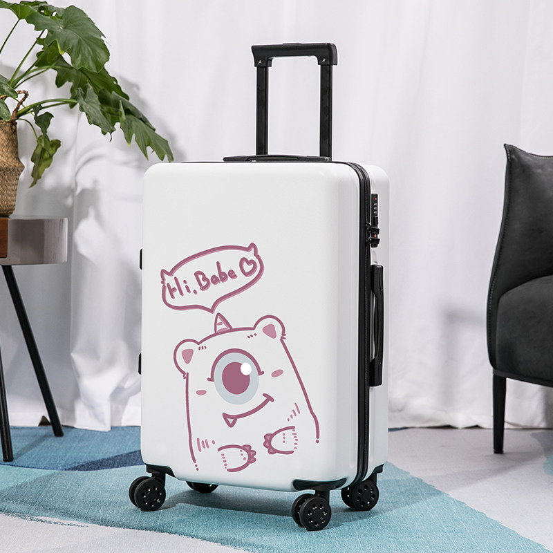 Suitcase Women Ins Nets Red New Tide Pull-Lever Box Universal Wheels 20 Small College Students Travel Leather Case 24 Inch Male