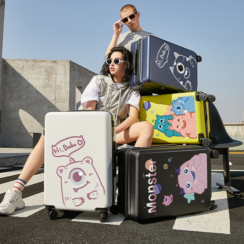 Luggage pull rod box male strong durable in NS Red 20 travel girl small password 24 inch suitcase tide