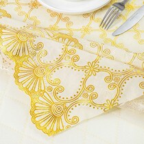  Sleeve-proof waterproof cloth square thickened PVC European-style field wind table anti-oil and anti-scalding tea table table table