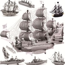  Stainless Steel 3d Metal Puzzle Dly Solid Puzzle Model Gameplay Body Puzzle Toy Skyscraper