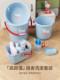 Bucket, toiletry set for student dormitory, essential supplies for on-campus students, three-piece bucket and basin set for high school student dormitory