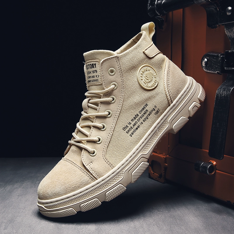 Martin boots nam 2020 mới mùa hè phong cách Anh giày cao cổ thoáng khí giày cao cổ nam giày bốt ngắn dụng cụ - Giày ống