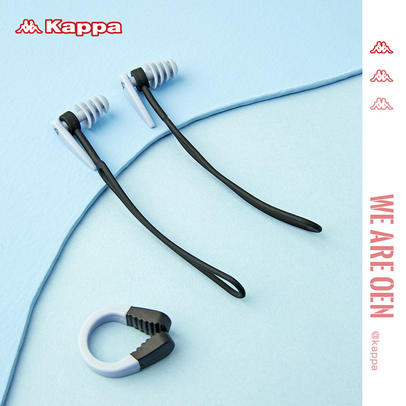 Kappa Swimming Earplugs Professional Anti-Choking Water Adult Child Silicone Earplugs Nose Clip Diving Theinstrumental Suit