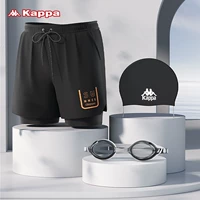Черные штаны, водонепроницаемая плавательная шапочка, комплект, 3 предмета