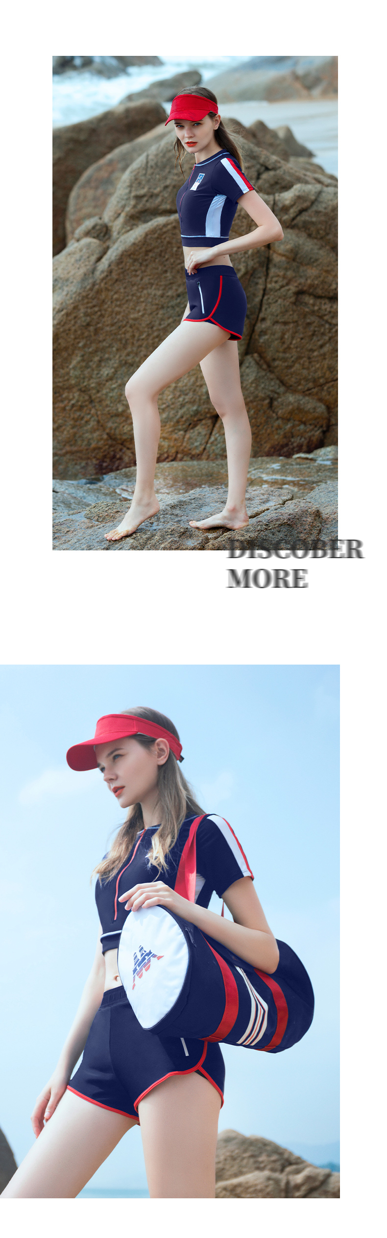 ​断码清仓 kappa 女分体显瘦游泳衣 多种款式可选 图10