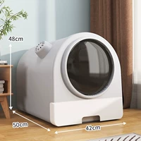 Серый [Ультра -Large Closed Type] Отправить вонючую сумку+кошачья песчаная лопата