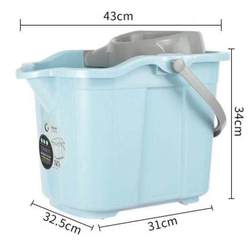 Floor mop bucket household old-fashioned mop bucket mop bucket washing mop bucket rotating squeeze bucket rectangular household single bucket rotating